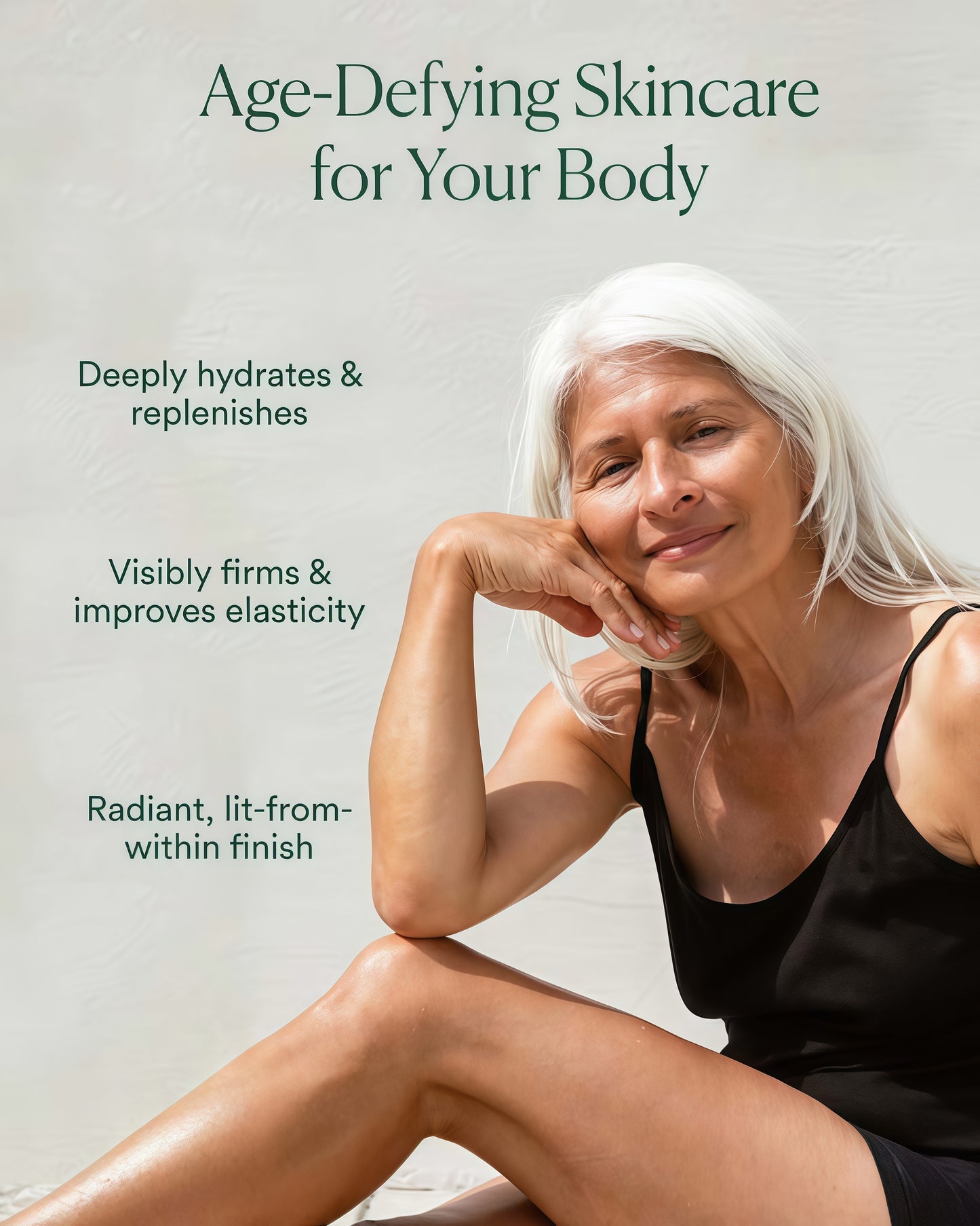 OSEA Anti-Aging Body Balm - Firming & Tightening Body Lotion for Hydration - For Silky Glowing Skin - Nutrient-Rich Seaweed Body Lotion - Clean & Vegan Body Care Anti-Aging Body Moisturizer