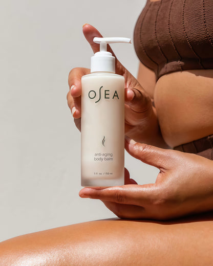 OSEA Anti-Aging Body Balm - Firming & Tightening Body Lotion for Hydration - For Silky Glowing Skin - Nutrient-Rich Seaweed Body Lotion - Clean & Vegan Body Care Anti-Aging Body Moisturizer